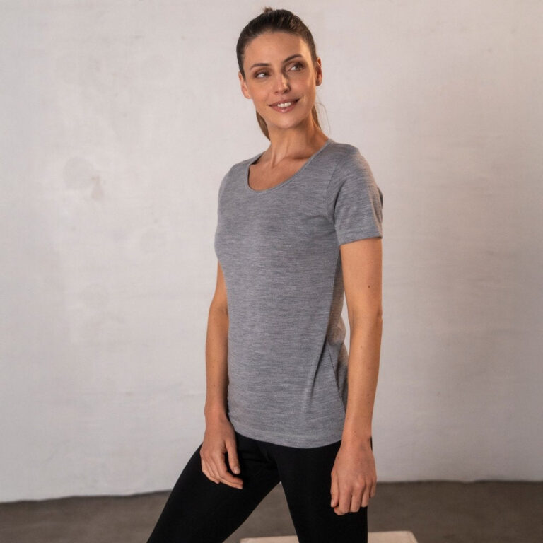 Le T-Shirt Propre - Le t-shirt en laine mérinos – Vert / 2XL