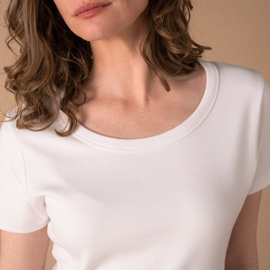 Le T-Shirt Propre - Le t-shirt en coton bio – Gris chiné / S