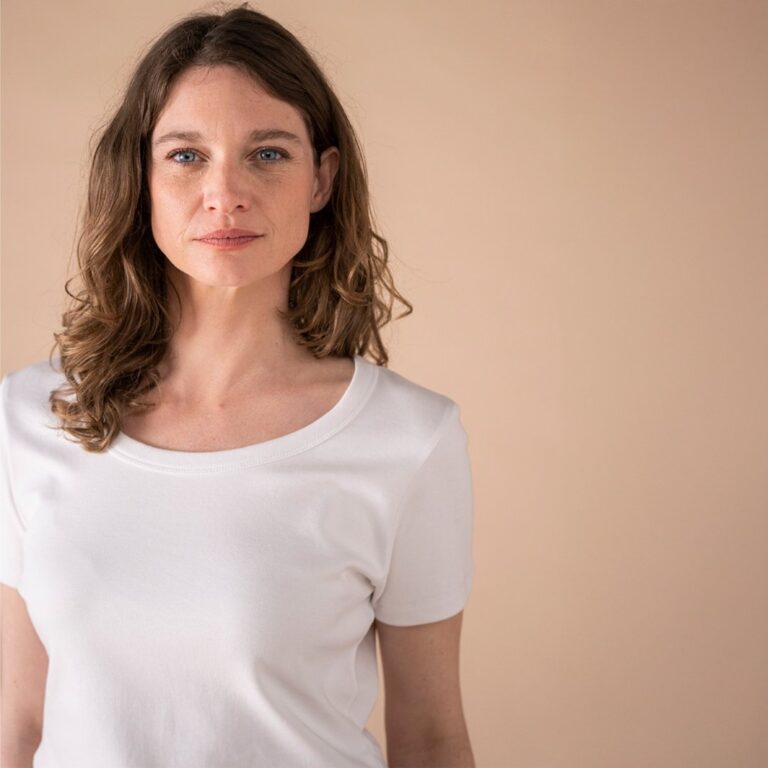 Le T-Shirt Propre - Le t-shirt en coton bio – Gris chiné / S