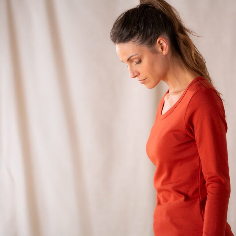 Le T-Shirt Propre - Le t-shirt en coton bio ML – Terracotta / XS