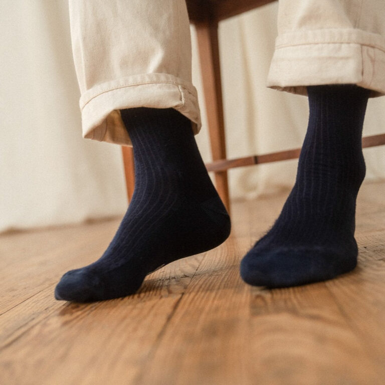 Le T-Shirt Propre - Les chaussettes en laine française – Vert / 39/42