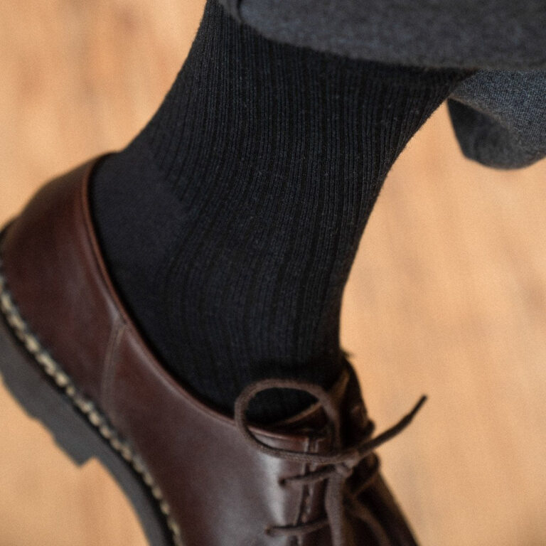 Le T-Shirt Propre - Les chaussettes en laine française – Vert / 39/42