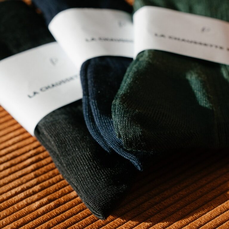Le T-Shirt Propre - Les chaussettes en laine française – Vert / 39/42