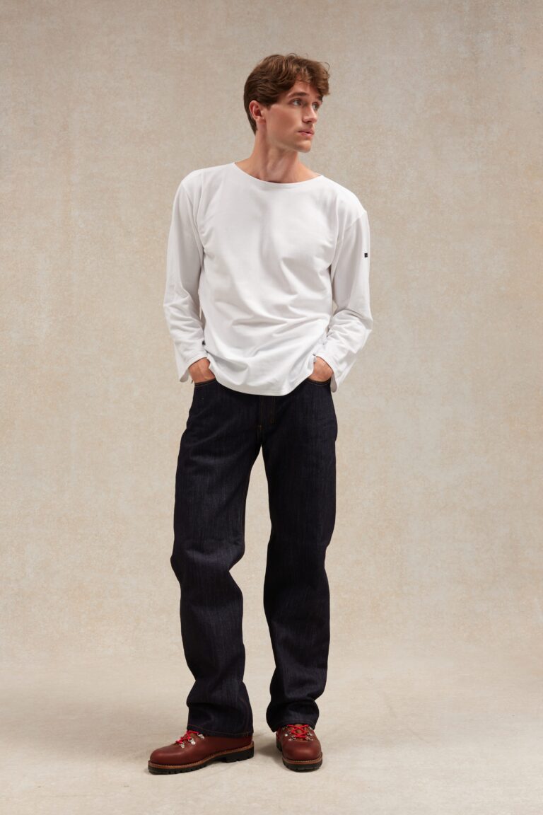 Le Minor - Marinière Rachel blanche pour homme – XXXL