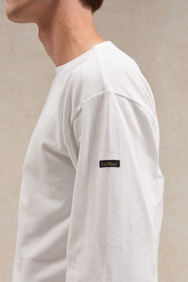 Le Minor - Marinière Rachel blanche pour homme – XXXL