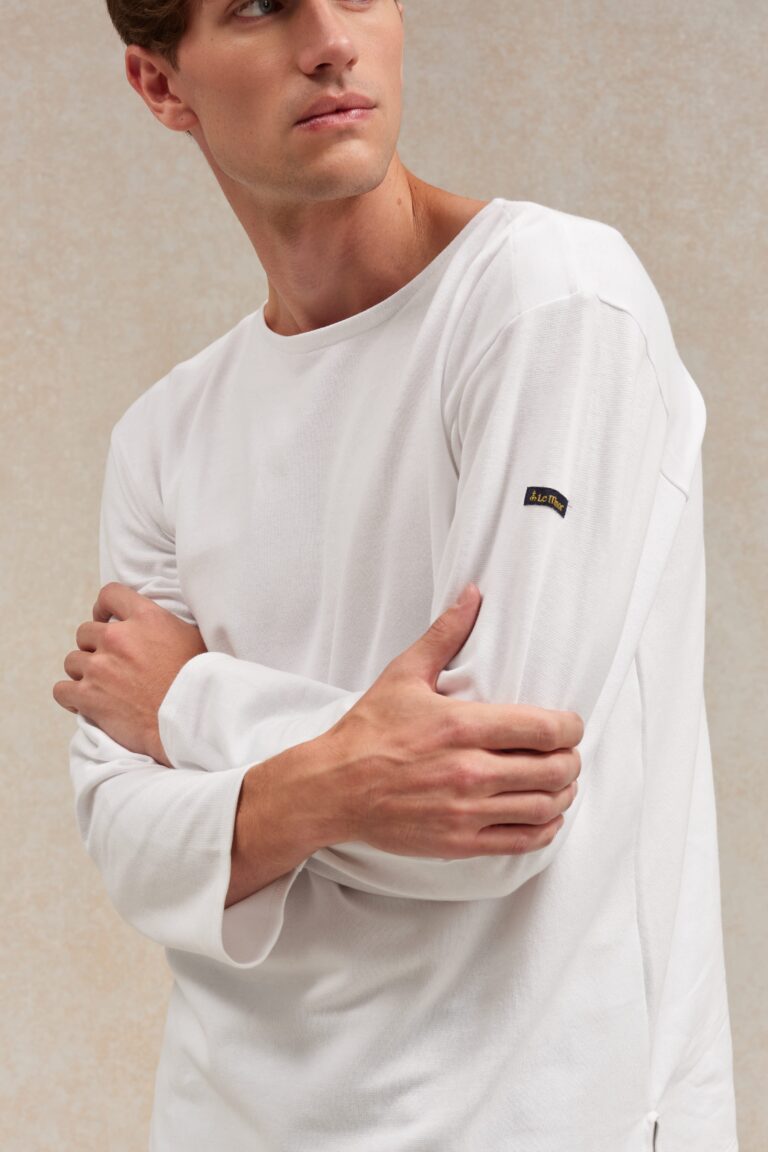 Le Minor - Marinière Rachel blanche pour homme – XXXL