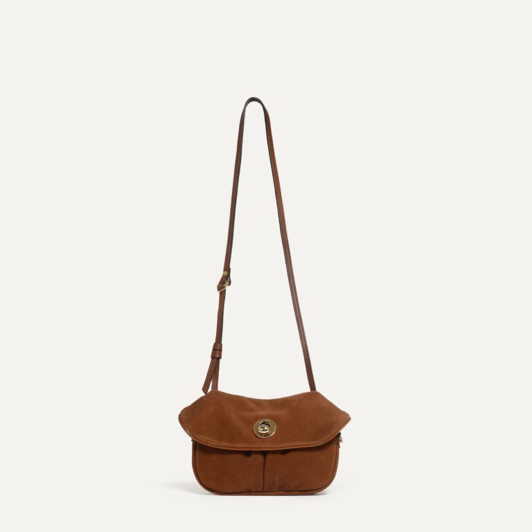 Bleu De Chauffe - Mini sac Jane - Brun fauve