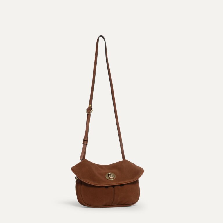 Bleu De Chauffe - Mini sac Jane - Brun fauve