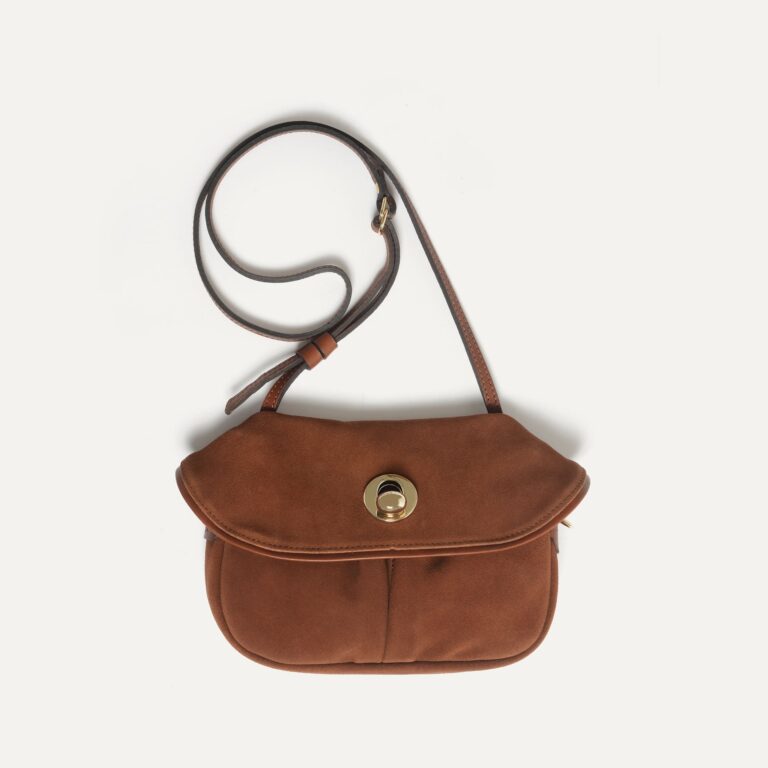 mini sac jane brun fauve Bleu De Chauffe - Mini sac Jane - Brun fauve