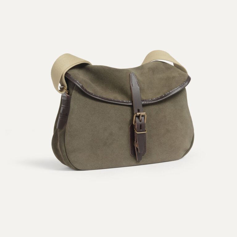 Bleu De Chauffe - Musette du Pêcheur XS / Cuir Velours - Musk