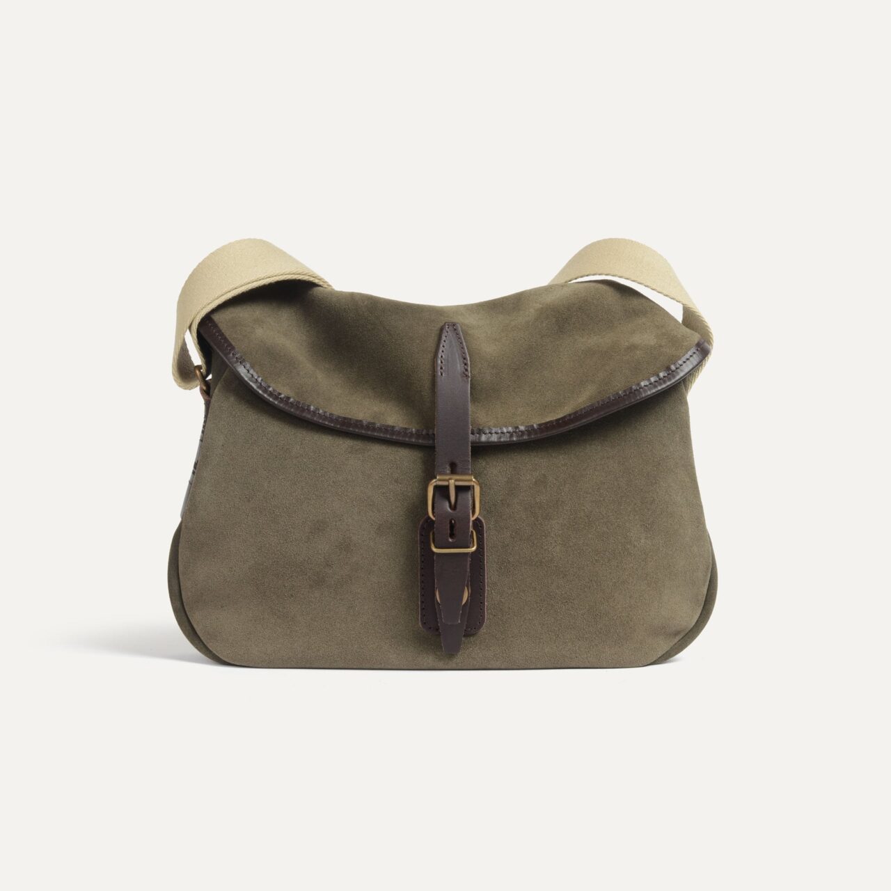 musette du pecheur xs cuir velours musk Bleu De Chauffe - Musette du Pêcheur XS / Cuir Velours - Musk