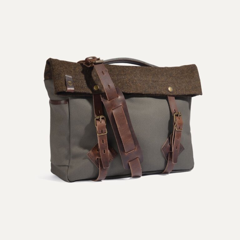 Bleu De Chauffe - Musette Gaston - Kaki BM Tweed