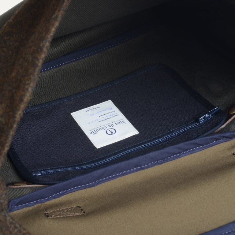 Bleu De Chauffe - Musette Gaston - Kaki BM Tweed
