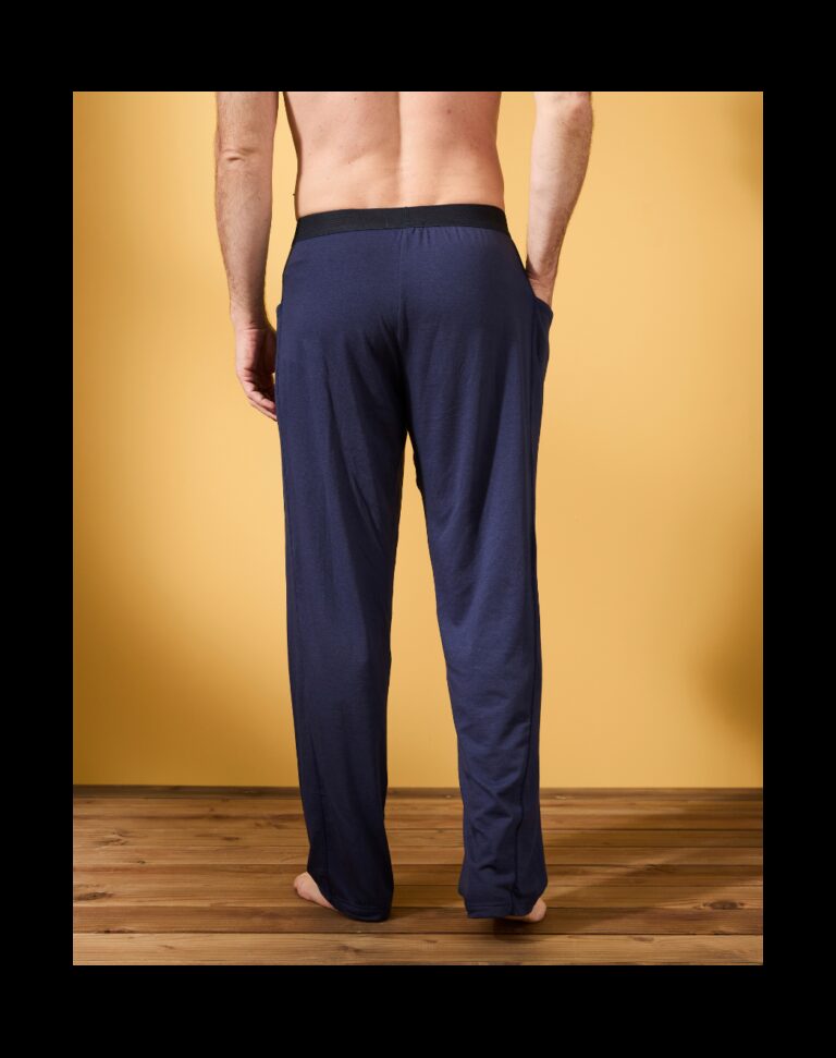Maison Lemahieu - Pantalon coton modal - Marine – 2XL