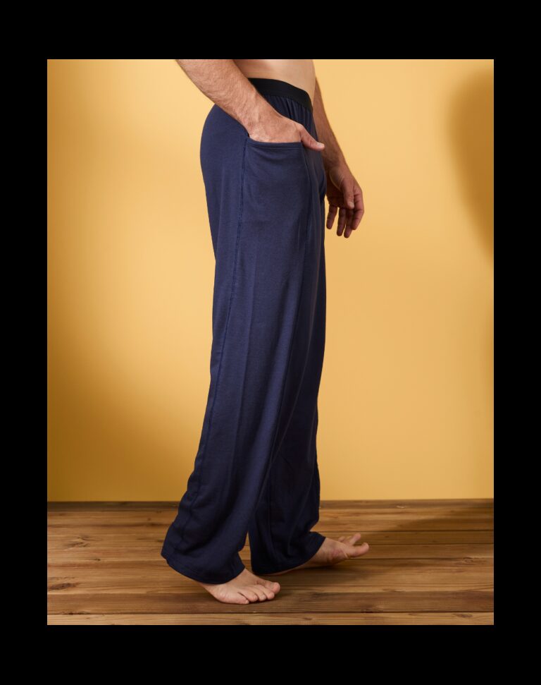 Maison Lemahieu - Pantalon coton modal - Marine – 2XL