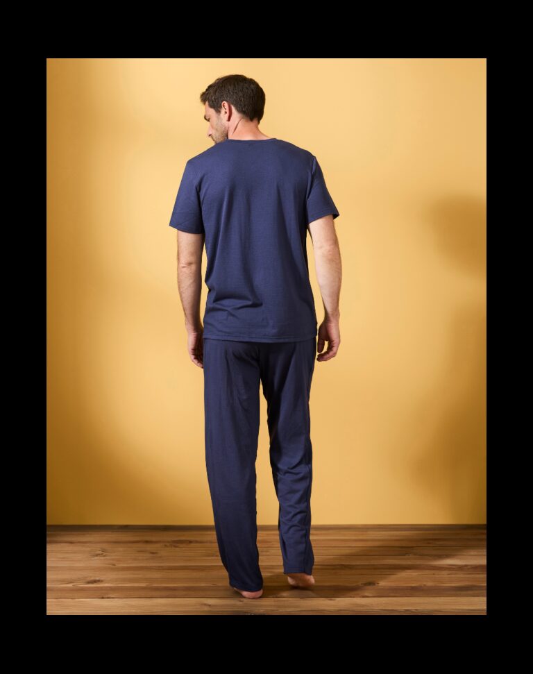 Maison Lemahieu - Pantalon coton modal - Marine – 2XL