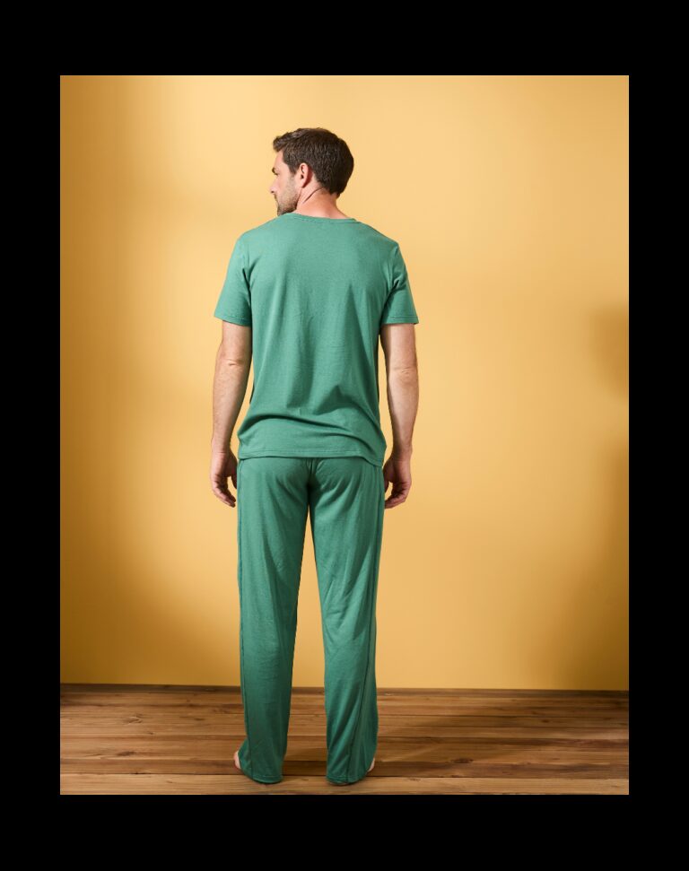Maison Lemahieu - Pantalon coton modal - Vert Anglais – 2XL