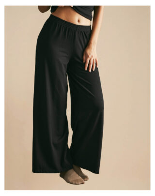 Pantalon de nuit – Noir par la marque Maison Lemahieu Maison Lemahieu - Pantalon de nuit – Noir