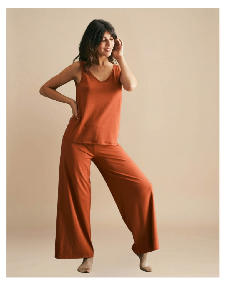 Maison Lemahieu - Pantalon de nuit - Terracotta – XS