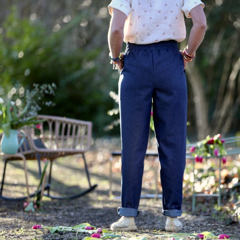 Quintessence - Pantalon Eliot - Jean bleu brut – XXL