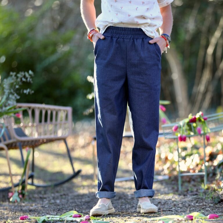 Quintessence - Pantalon Eliot - Jean bleu brut – XXL
