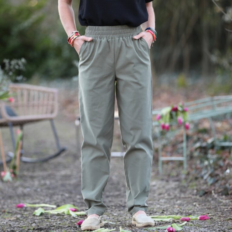 Quintessence - Pantalon Eliot - Sergé kaki – XXL