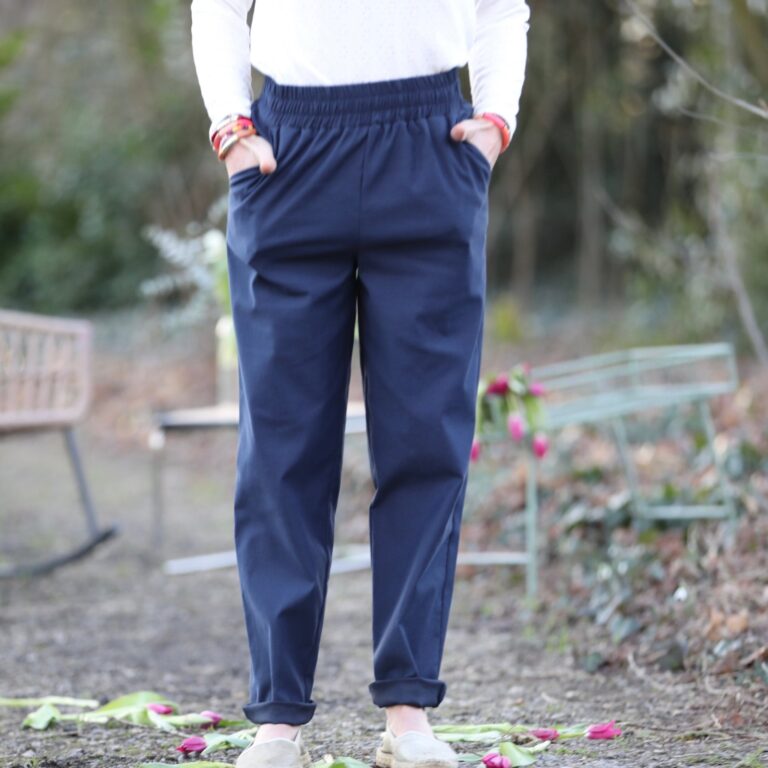 Quintessence - Pantalon Eliot - Sergé Marine – XXL