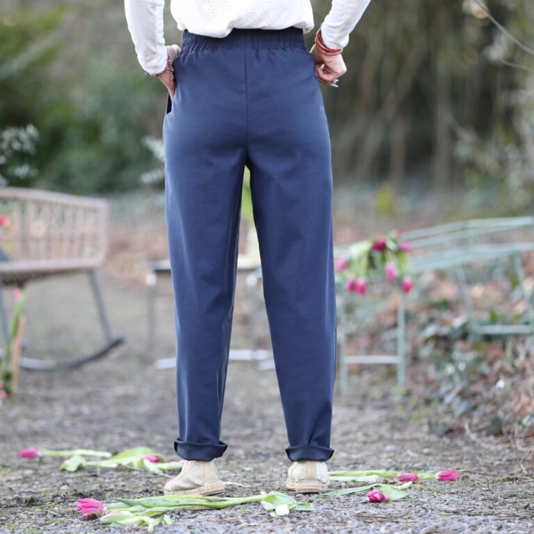 Quintessence - Pantalon Eliot - Sergé Marine – XXL