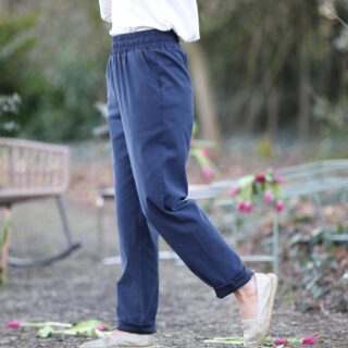 Quintessence - Pantalon Eliot – Sergé Marine