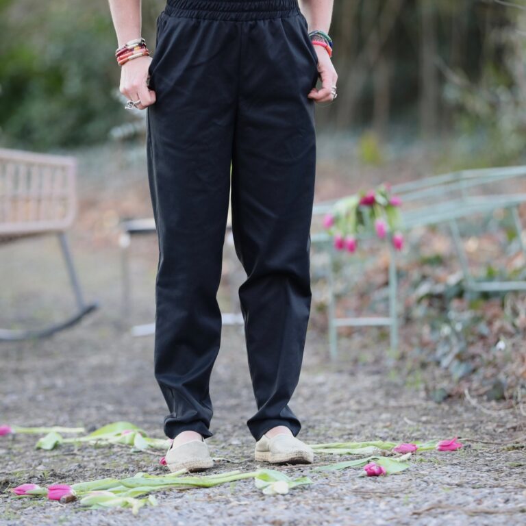 Quintessence - Pantalon Eliot - Sergé Noir – XL