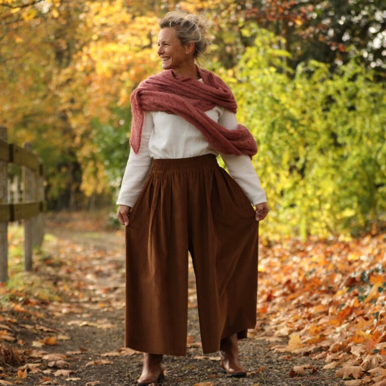Quintessence - Pantalon Paco - velours milleraies camel – XXXL