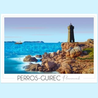 Affiche de Perros Guirec par la marque Foliove Foliove - Affiche de Perros Guirec
