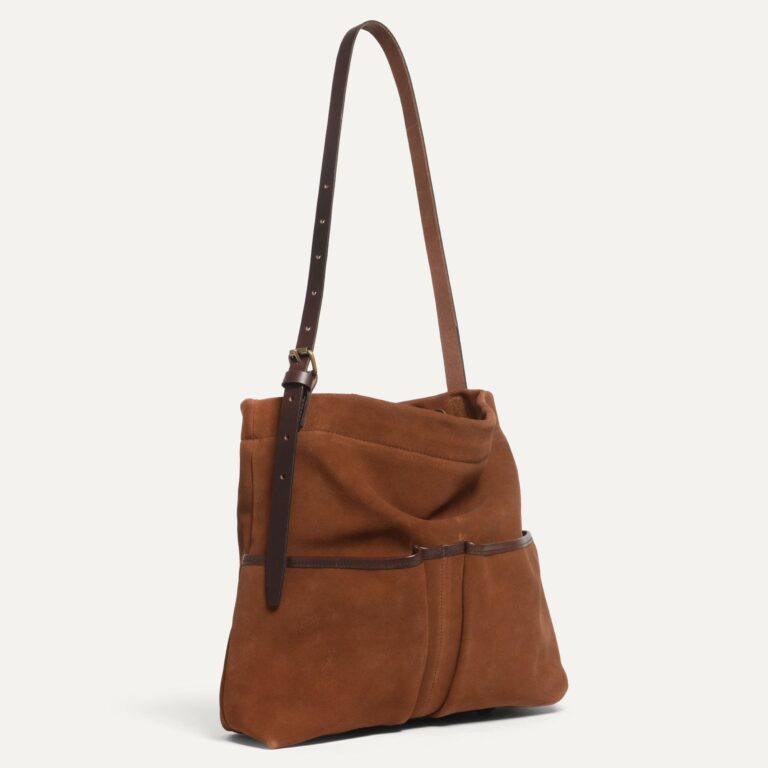 Bleu De Chauffe - Pochette haute Gombe - Brun fauve