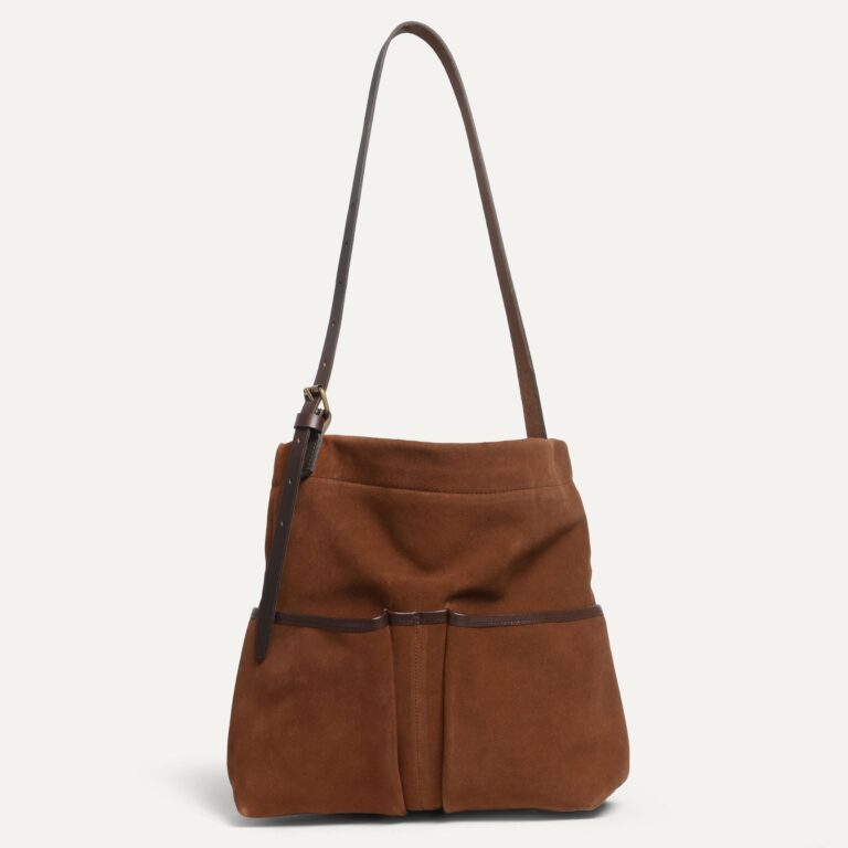 Bleu De Chauffe - Pochette haute Gombe - Brun fauve