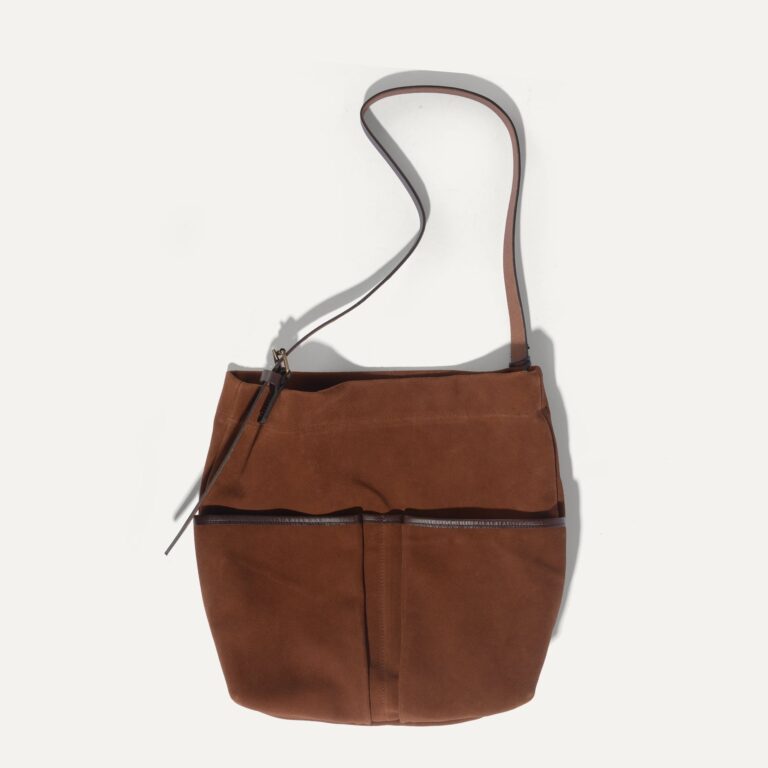 Bleu De Chauffe - Pochette haute Gombe - Brun fauve