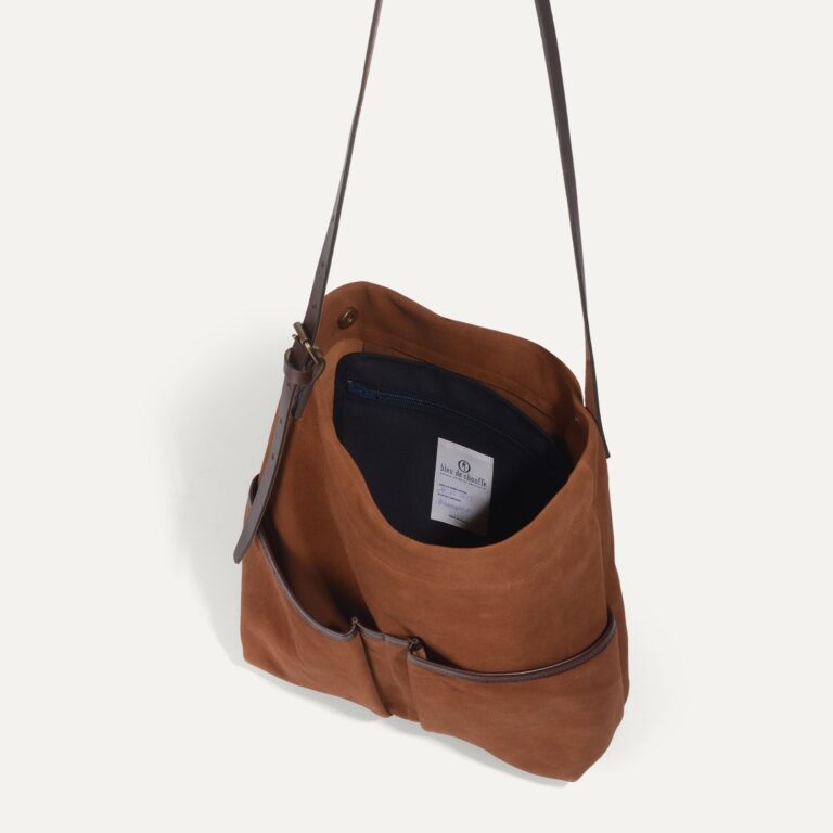 Bleu De Chauffe - Pochette haute Gombe - Brun fauve