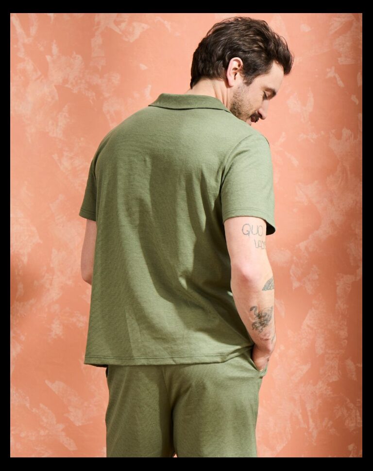 Maison Lemahieu - Polo lin/coton - Kaki – 2XL
