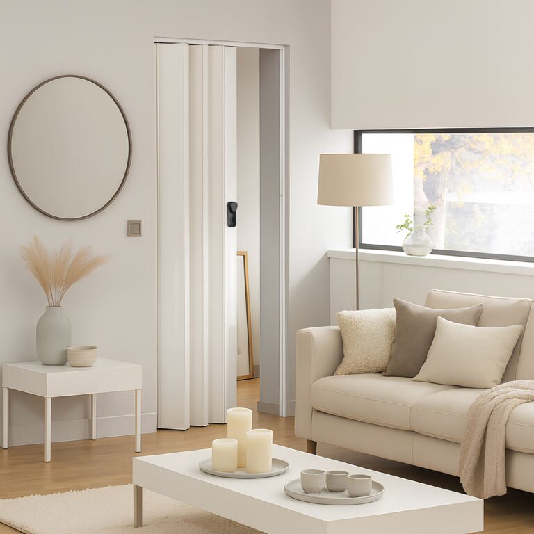 Grosfillex B2C - Porte accordéon Axia – Blanc brillant