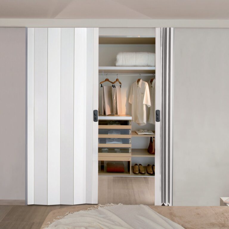 Grosfillex B2C - Porte accordéon Spacy – Cabane naturel bleu