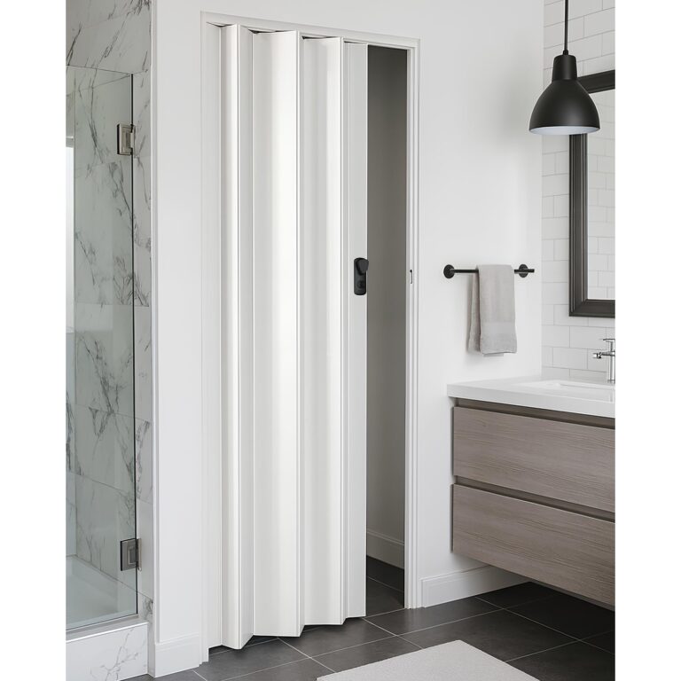 Grosfillex B2C - Porte accordéon Spacy – Cabane naturel bleu