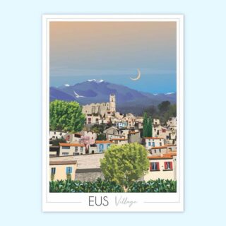Affiche Eus Village par la marque Foliove Foliove - Affiche Eus Village
