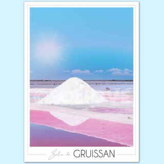 Foliove - Affiche Salin de Gruissan – Camelle