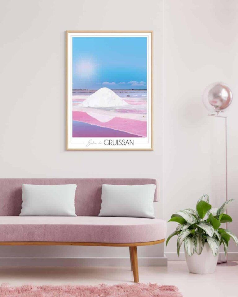 Foliove - Affiche Salin de Gruissan - Camelle – 100x140 cm (B0)