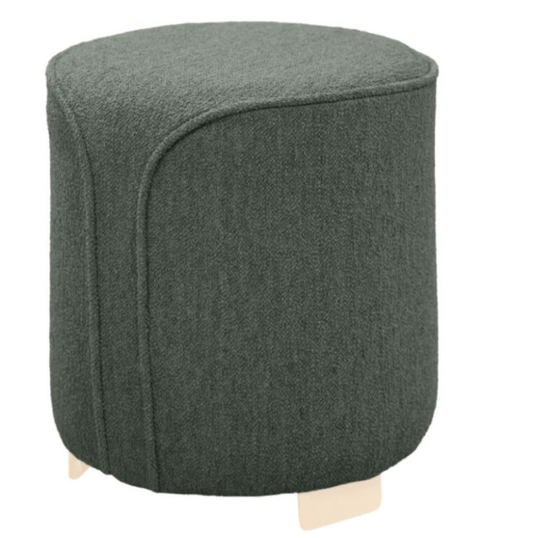 FERMOB - Pouf rond FERMOB Voulez-vous Bouclette en tissu et métal - 12 coloris
