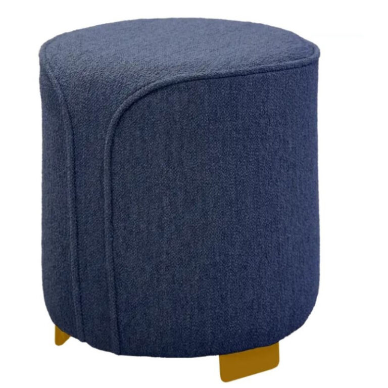 FERMOB - Pouf rond FERMOB Voulez-vous Bouclette en tissu et métal - 12 coloris