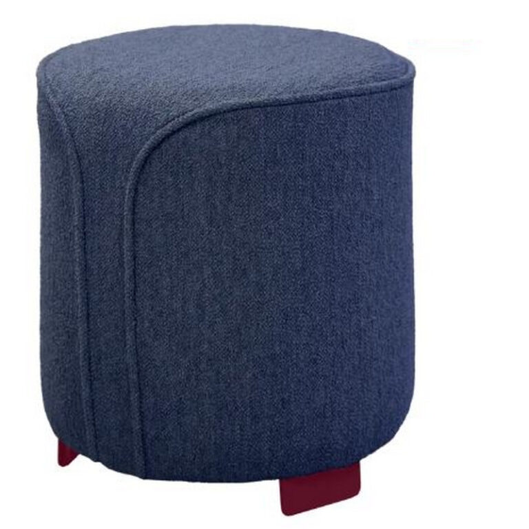 FERMOB - Pouf rond FERMOB Voulez-vous Bouclette en tissu et métal - 12 coloris