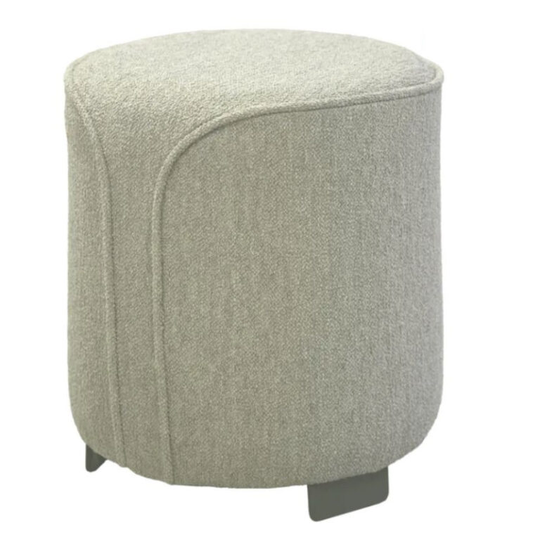 FERMOB - Pouf rond FERMOB Voulez-vous Bouclette en tissu et métal - 12 coloris