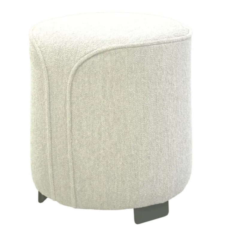 FERMOB - Pouf rond FERMOB Voulez-vous Bouclette en tissu et métal - 12 coloris