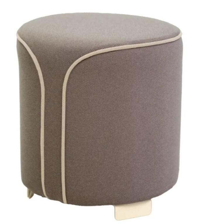 FERMOB - Pouf rond FERMOB Voulez-vous Chiné en tissu et métal - 20 coloris