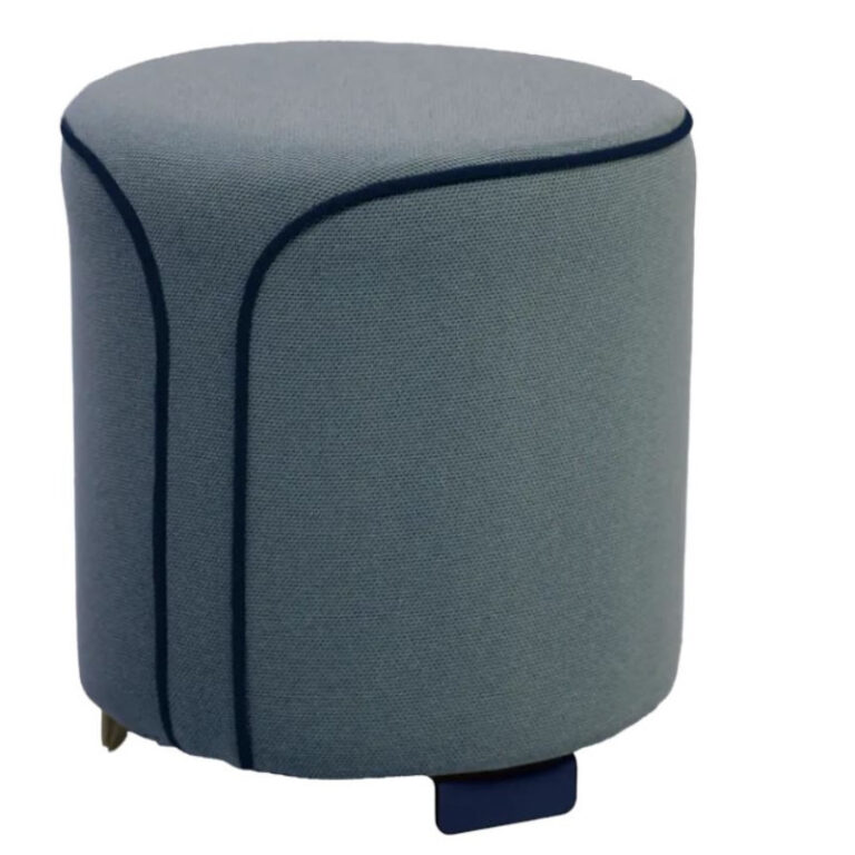 FERMOB - Pouf rond FERMOB Voulez-vous Chiné en tissu et métal - 20 coloris